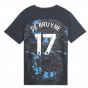 2024-2025 Man City Prematch SS Jersey (Strong Gray) - Kids (De Bruyne 17) 2024-2025 Man City Prematch SS Jersey (Strong Gray) - Kids (De Bruyne 17)