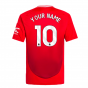 2024-2025 Man Utd Home Shirt (Kids) (Your Name) 2024-2025 Man Utd Home Shirt (Kids) (Your Name)