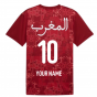 2024-2025 Morocco Prematch SS Jersey (Red) (Your Name) 2024-2025 Morocco Prematch SS Jersey (Red) (Your Name)