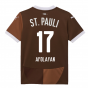 2024-2025 St Pauli Home Shirt (Kids) (Afolayan 17) 2024-2025 St Pauli Home Shirt (Kids) (Afolayan 17)