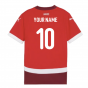 2024-2025 Switzerland Home Shirt (Kids) (Your Name) 2024-2025 Switzerland Home Shirt (Kids) (Your Name)