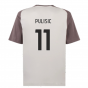 2023-2024 AC Milan Casuals Tee (Light Grey) (Pulisic 11) 2023-2024 AC Milan Casuals Tee (Light Grey) (Pulisic 11)