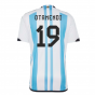 Argentina 2022 World Cup Winners Home Shirt (OTAMENDI 19) Argentina 2022 World Cup Winners Home Shirt (OTAMENDI 19)