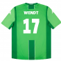 Borussia Monchengladbach 2014-15 Away Shirt ((Excellent) XL) (Wendt 17) Borussia Monchengladbach 2014-15 Away Shirt ((Excellent) XL) (Wendt 17)