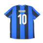 Inter Milan 2008-09 Home Shirt ((Excellent) S) (Adriano 10) Inter Milan 2008-09 Home Shirt ((Excellent) S) (Adriano 10)