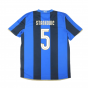 Inter Milan 2008-09 Home Shirt ((Excellent) S) (Stankovic 5) Inter Milan 2008-09 Home Shirt ((Excellent) S) (Stankovic 5)