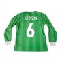 Northern Ireland 2010-12 Long Sleeve Home Shirt ((Good) XL) (Johnson 6) Northern Ireland 2010-12 Long Sleeve Home Shirt ((Good) XL) (Johnson 6)
