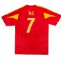 Spain 2004-06 Home Shirt ((Very Good) XL) (Raul 7) Spain 2004-06 Home Shirt ((Very Good) XL) (Raul 7)