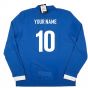 2023-2024 Italy Rugby Home LS Cotton Shirt (Your Name) 2023-2024 Italy Rugby Home LS Cotton Shirt (Your Name)