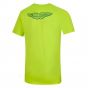 2023 Aston Martin Lifestyle Logo Tee Mens - Lime 2023 Aston Martin Lifestyle Logo Tee Mens - Lime
