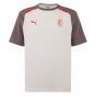 2023-2024 AC Milan Casuals Tee (Light Grey) (Pulisic 11) 2023-2024 AC Milan Casuals Tee (Light Grey) (Pulisic 11)