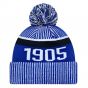2023-2024 Chelsea 1905 Bobble Knit Beanie Hat (Blue) 2023-2024 Chelsea 1905 Bobble Knit Beanie Hat (Blue)