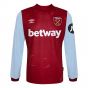 2023-2024 West Ham Long Sleeve Home Shirt (BOWEN 20) 2023-2024 West Ham Long Sleeve Home Shirt (BOWEN 20)