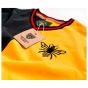 The Black Wasp Home Retro Football Shirt The Black Wasp Home Retro Football Shirt