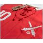 The Cannon Bergkamp Home Retro Football Shirt with Laces The Cannon Bergkamp Home Retro Football Shirt with Laces