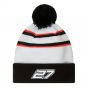 2024 Haas Nico Hulkenberg Cuff Beanie (White) 2024 Haas Nico Hulkenberg Cuff Beanie (White)