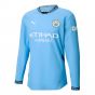 2024-2025 Man City Authentic Long Sleeve Home Shirt (Your Name) 2024-2025 Man City Authentic Long Sleeve Home Shirt (Your Name)