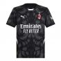 2024-2025 AC Milan Home Goalkeeper Shirt (Black) (Your Name) 2024-2025 AC Milan Home Goalkeeper Shirt (Black) (Your Name)