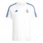 2024-2025 Real Madrid DNA Tee (White) (Your Name) 2024-2025 Real Madrid DNA Tee (White) (Your Name)