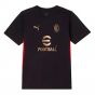 2024-2025 AC Milan Training Shirt (Black) - Kids (Rafa Leao 10) 2024-2025 AC Milan Training Shirt (Black) - Kids (Rafa Leao 10)