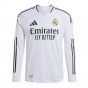 2024-2025 Real Madrid Authentic Long Sleeve Home Shirt (Vini Jr. 7) 2024-2025 Real Madrid Authentic Long Sleeve Home Shirt (Vini Jr. 7)