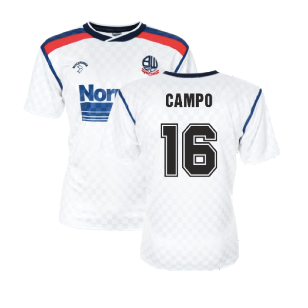 1988-1990 Bolton Home Retro Shirt (Campo 16) 1988-1990 Bolton Home Retro Shirt (Campo 16)