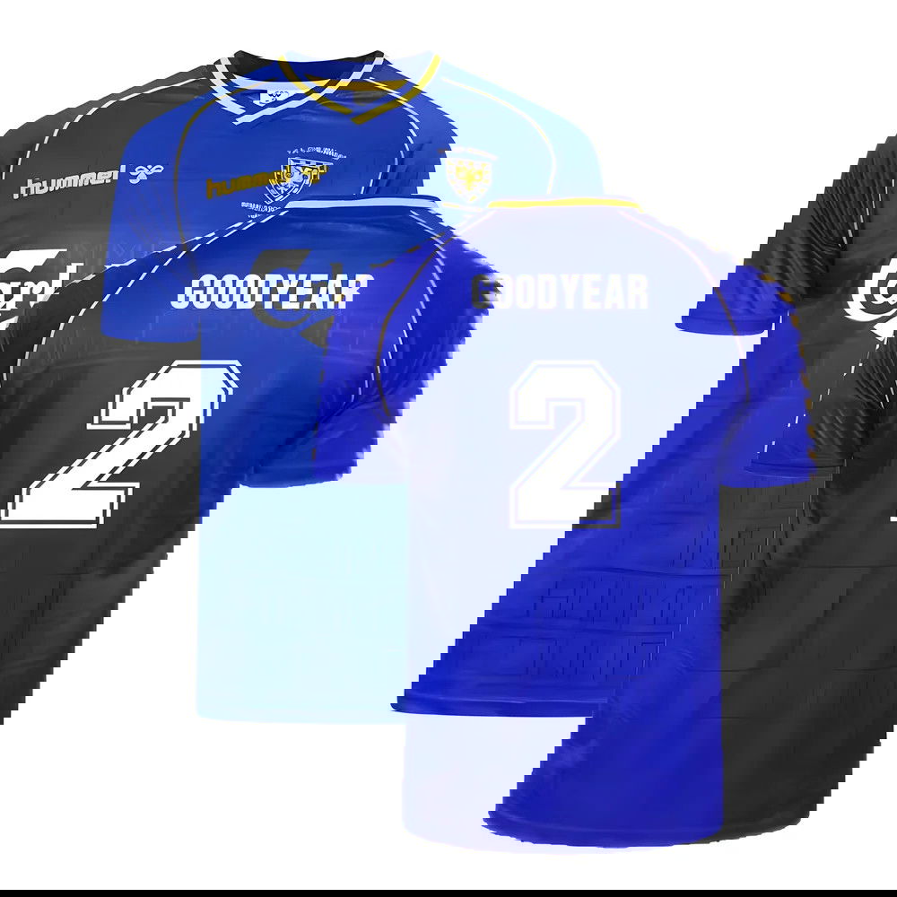 1988 Wimbledon Hummel Retro Home Shirt (Goodyear 2) 1988 Wimbledon Hummel Retro Home Shirt (Goodyear 2)