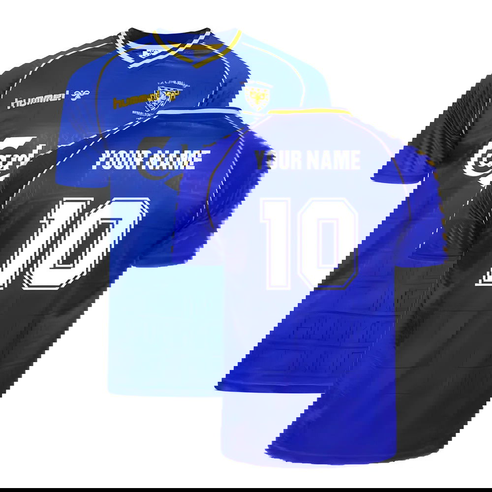 1988 Wimbledon Hummel Retro Home Shirt (Your Name) 1988 Wimbledon Hummel Retro Home Shirt (Your Name)