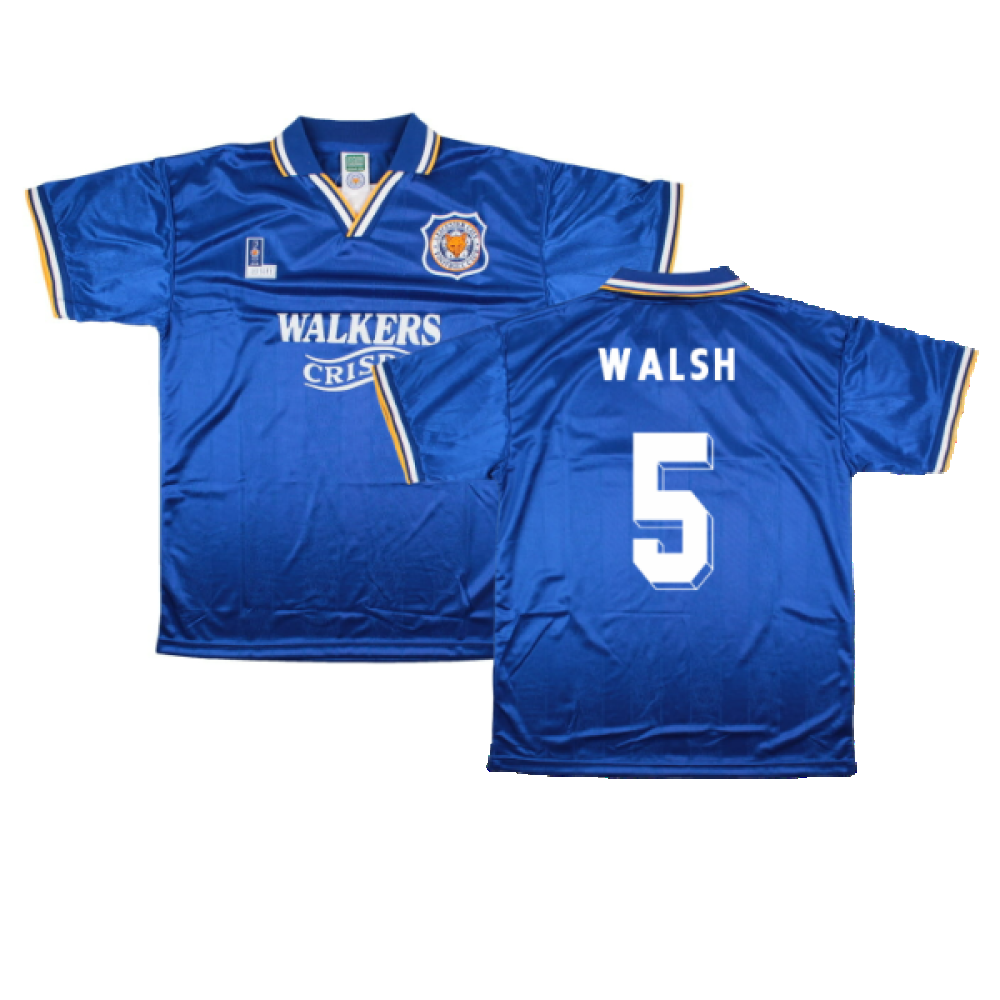 1995 Leicester City Home Retro Shirt (WALSH 5) 1995 Leicester City Home Retro Shirt (WALSH 5)