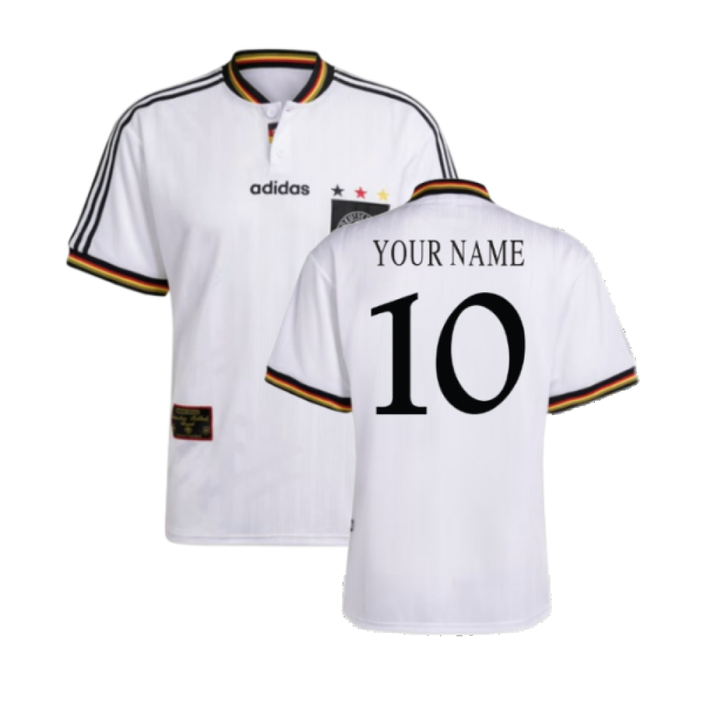 1996 Germany Euro 96 Home Shirt (Your Name) 1996 Germany Euro 96 Home Shirt (Your Name)