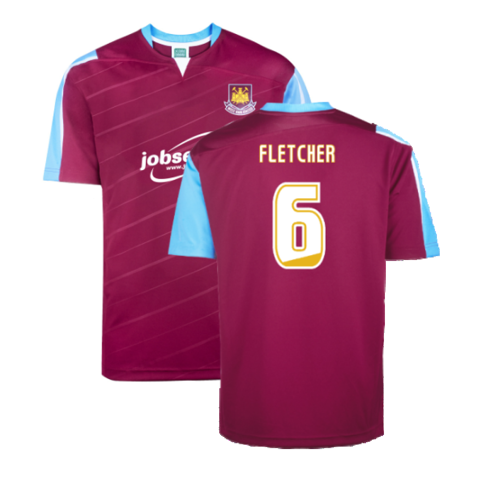 2005 West Ham Home Play Off Final Shirt (Fletcher 6) 2005 West Ham Home Play Off Final Shirt (Fletcher 6)