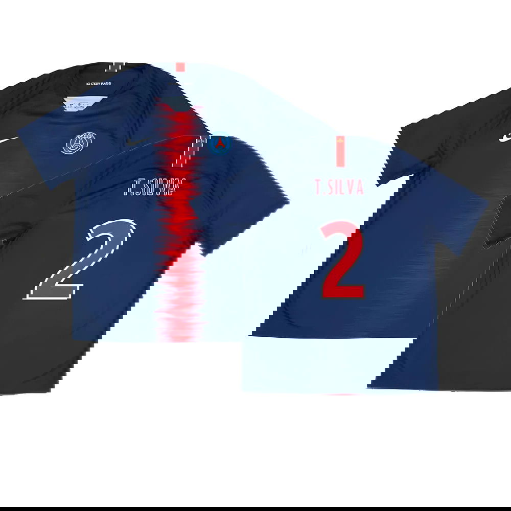2018-2019 PSG Home Shirt (no sponsor) (T.Silva 2) 2018-2019 PSG Home Shirt (no sponsor) (T.Silva 2)