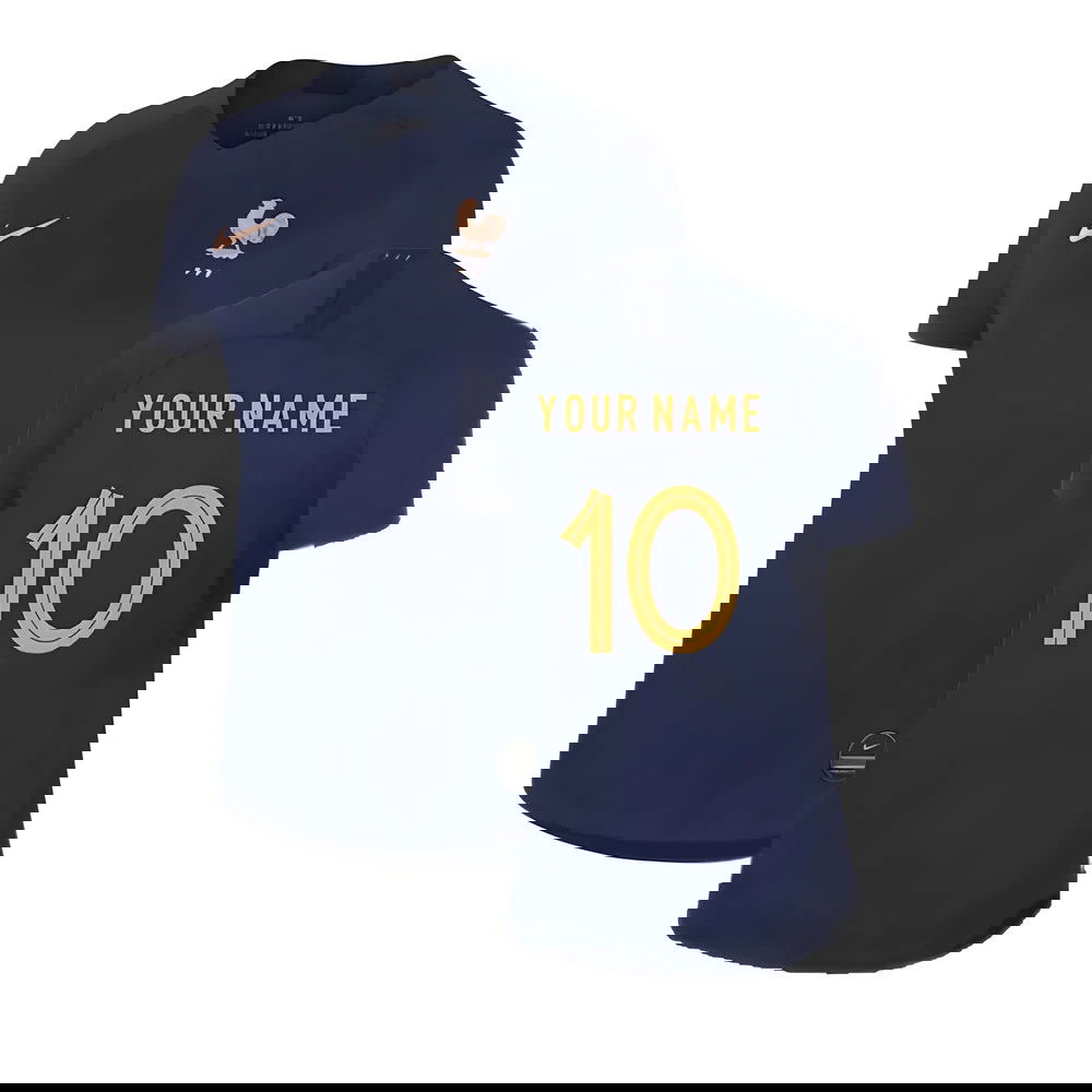 2019-2020 France Home Shirt (Ladies) (Your Name) 2019-2020 France Home Shirt (Ladies) (Your Name)