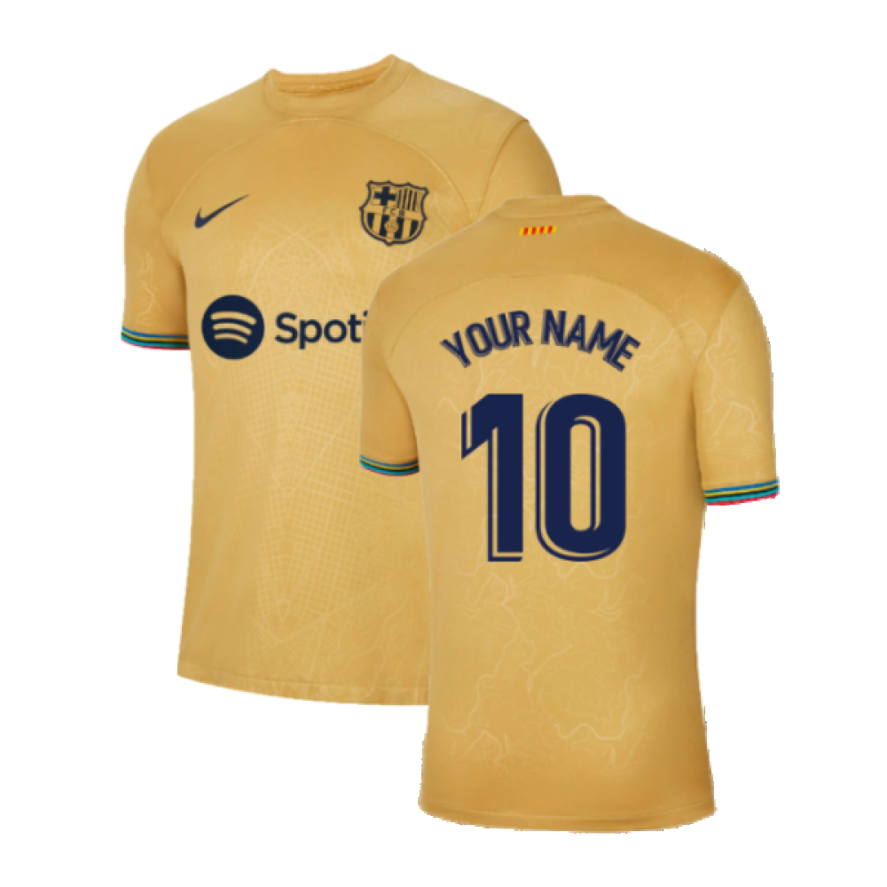 2022-2023 Barcelona Away Shirt (Sponsored) (Your Name) 2022-2023 Barcelona Away Shirt (Sponsored) (Your Name)