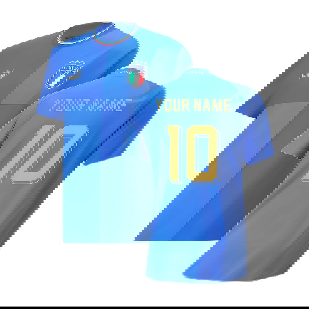 2022-2023 Italy Home Jersey Authentic with Packaging (Your Name) 2022-2023 Italy Home Jersey Authentic with Packaging (Your Name)
