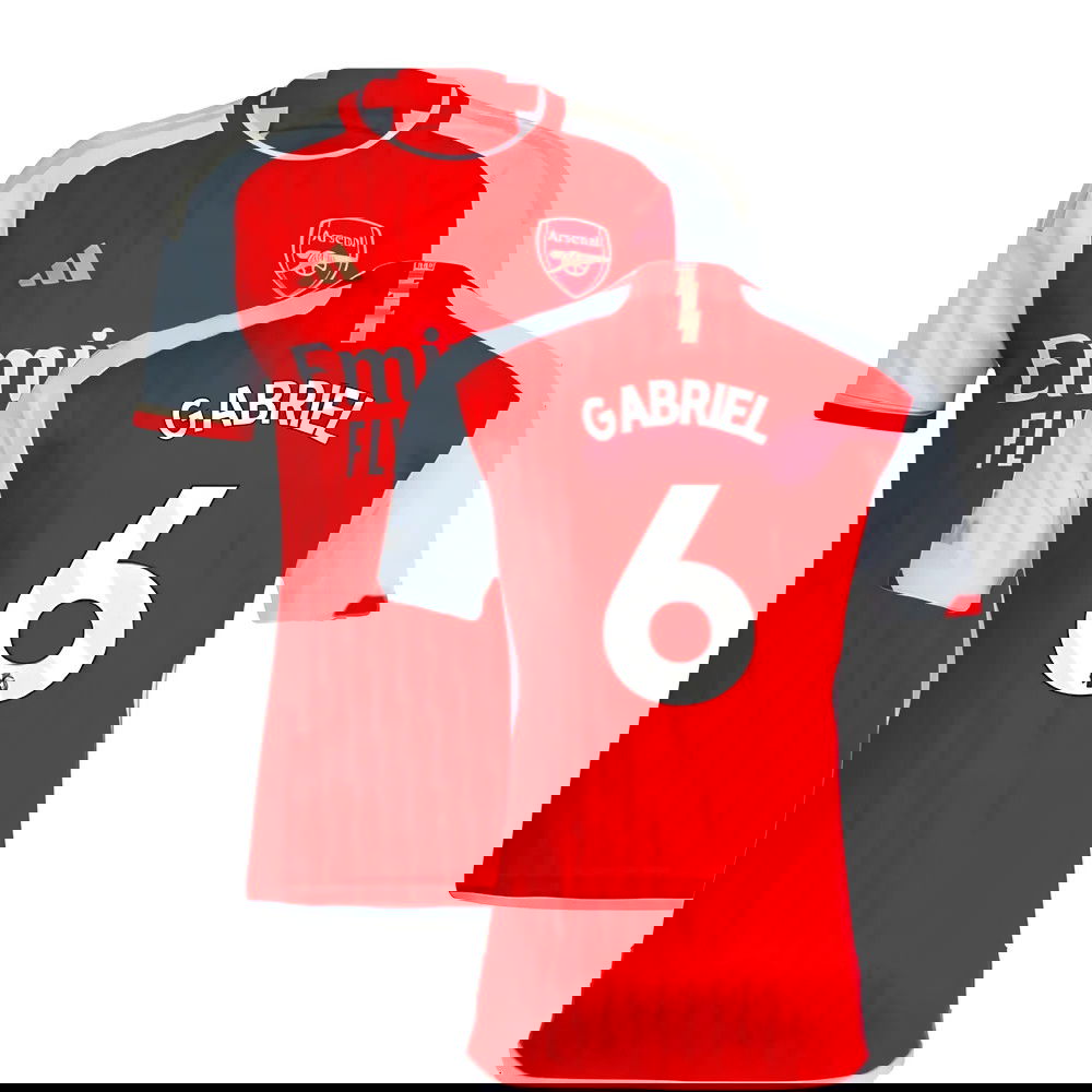 2023-2024 Arsenal Home Shirt (Gabriel 6) 2023-2024 Arsenal Home Shirt (Gabriel 6)