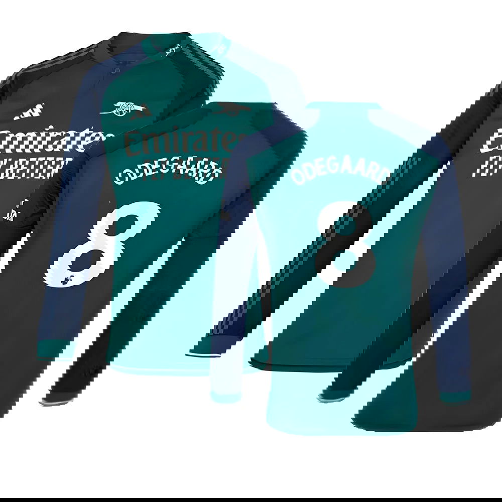 2023-2024 Arsenal Long Sleeve Third Shirt (Odegaard 8) 2023-2024 Arsenal Long Sleeve Third Shirt (Odegaard 8)