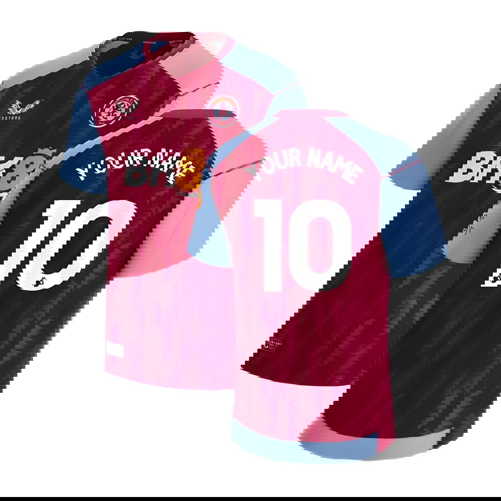 2023-2024 Aston Villa Home Shirt (Your Name) 2023-2024 Aston Villa Home Shirt (Your Name)