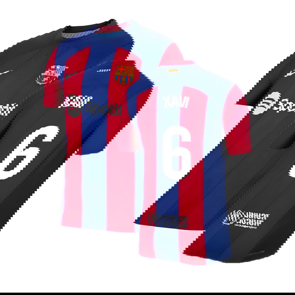 2023-2024 Barcelona Authentic Home Shirt (Xavi 6) 2023-2024 Barcelona Authentic Home Shirt (Xavi 6)