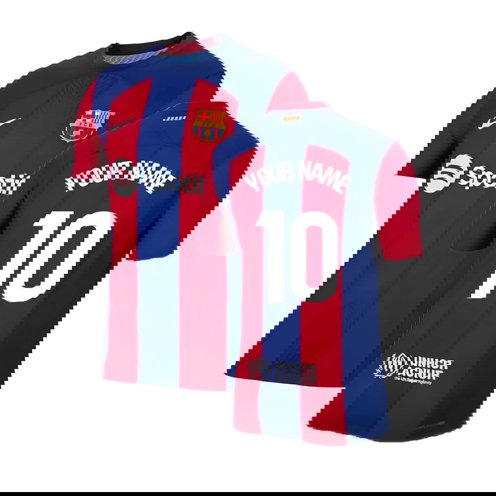 2023-2024 Barcelona Authentic Home Shirt (Your Name) 2023-2024 Barcelona Authentic Home Shirt (Your Name)