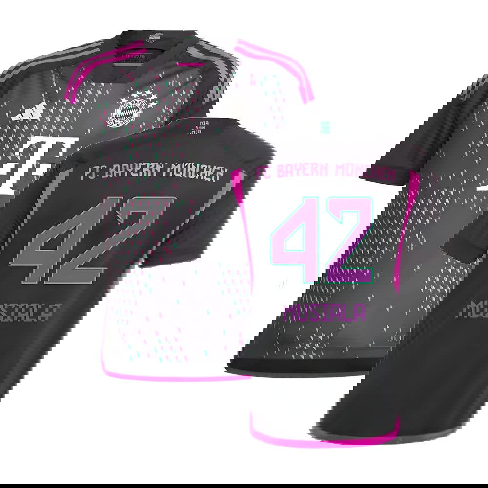 2023-2024 Bayern Munich Away Shirt (Kids) (Musiala 42) 2023-2024 Bayern Munich Away Shirt (Kids) (Musiala 42)