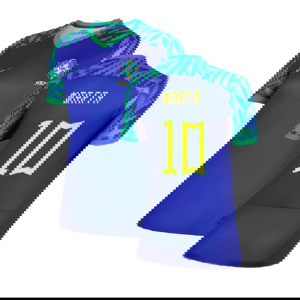 2023-2024 Brazil WWC Away Shirt (Ladies) (Marta 10) 2023-2024 Brazil WWC Away Shirt (Ladies) (Marta 10)