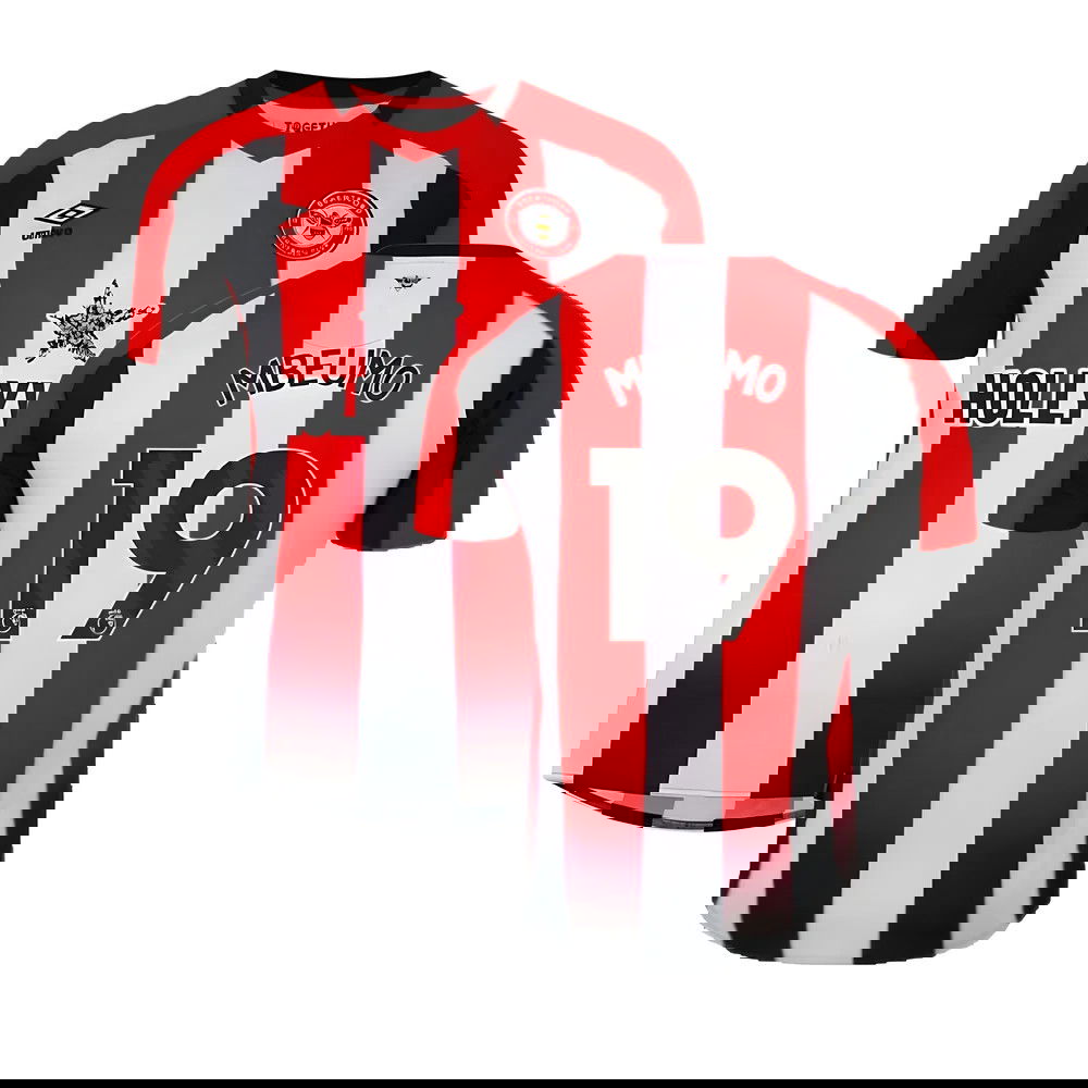 2023-2024 Brentford Home Shirt (Mbeumo 19) 2023-2024 Brentford Home Shirt (Mbeumo 19)