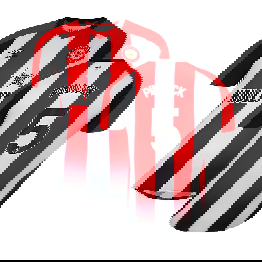 2023-2024 Brentford Home Shirt (Pinnock 5) 2023-2024 Brentford Home Shirt (Pinnock 5)