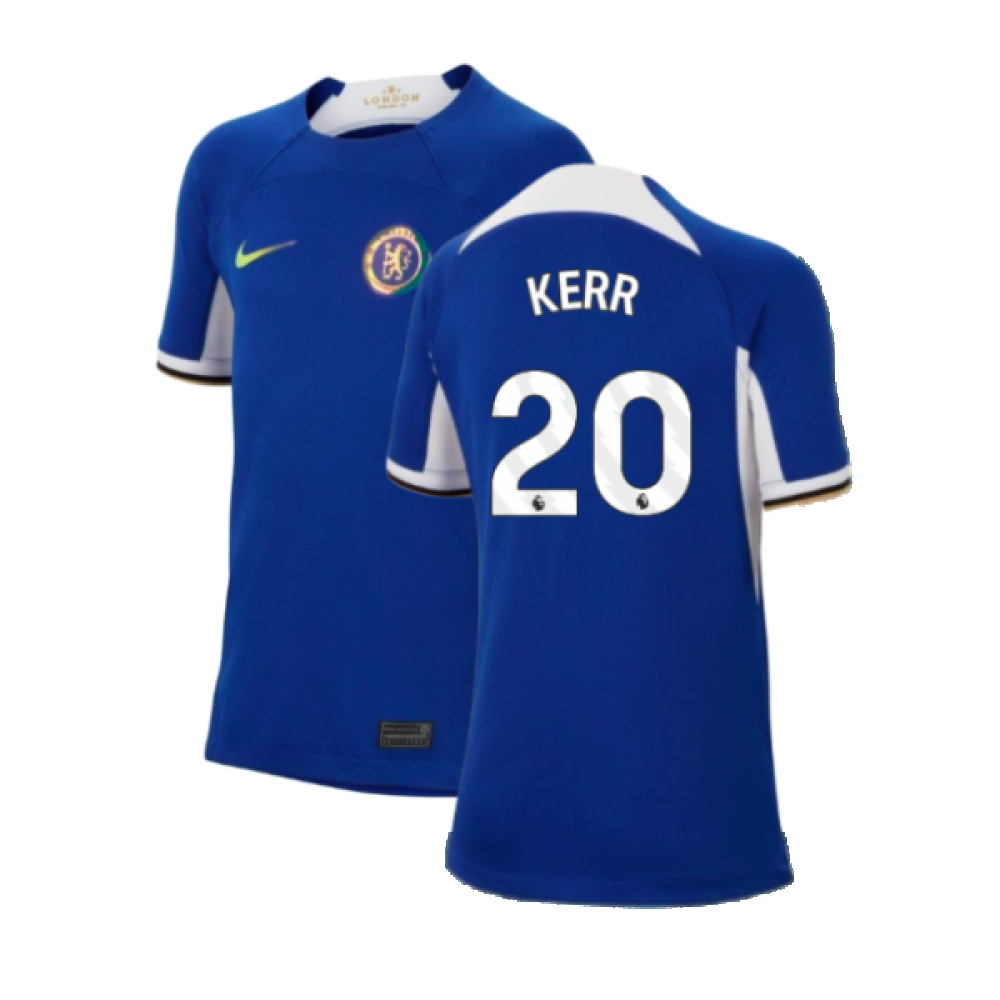 2023-2024 Chelsea Home Shirt (Kids) (Kerr 20) 2023-2024 Chelsea Home Shirt (Kids) (Kerr 20)