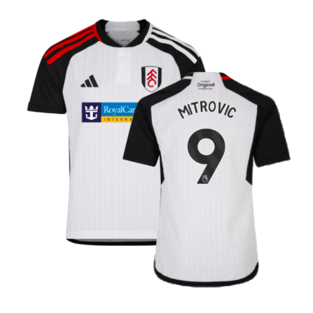 2023-2024 Fulham Home Shirt (Kids) (Mitrovic 9) 2023-2024 Fulham Home Shirt (Kids) (Mitrovic 9)