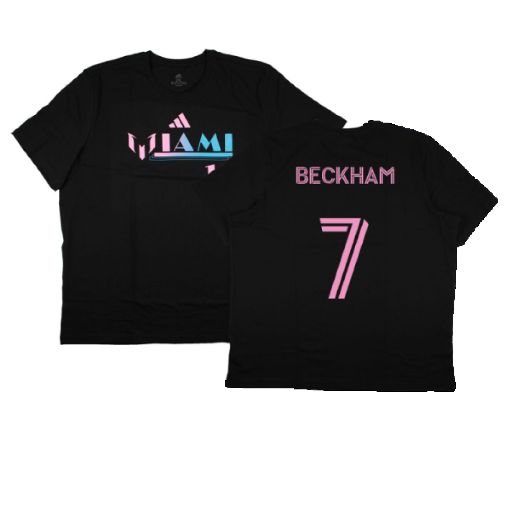 2023-2024 Inter Miami Messi Miami 10 T-Shirt (Beckham 7) 2023-2024 Inter Miami Messi Miami 10 T-Shirt (Beckham 7)