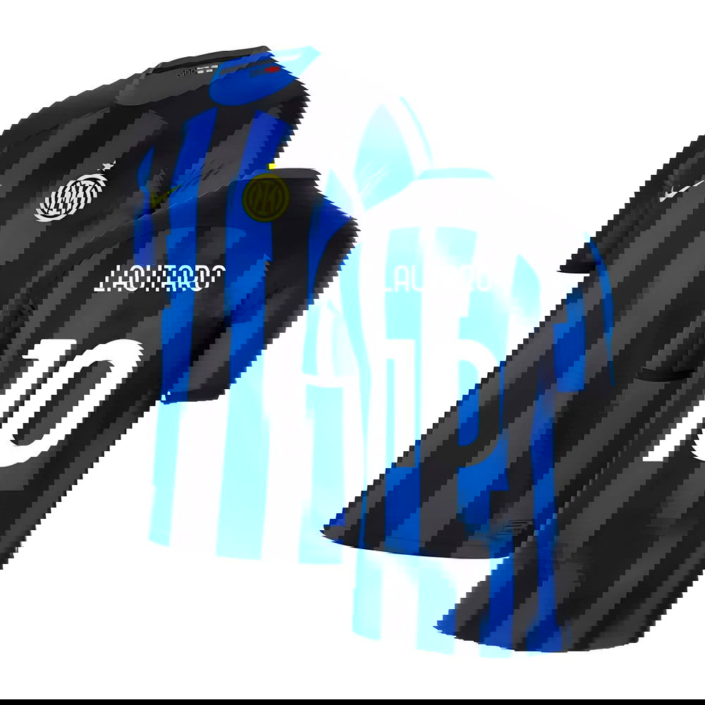 2023-2024 Inter Milan Home Shirt (Lautaro 10) 2023-2024 Inter Milan Home Shirt (Lautaro 10)