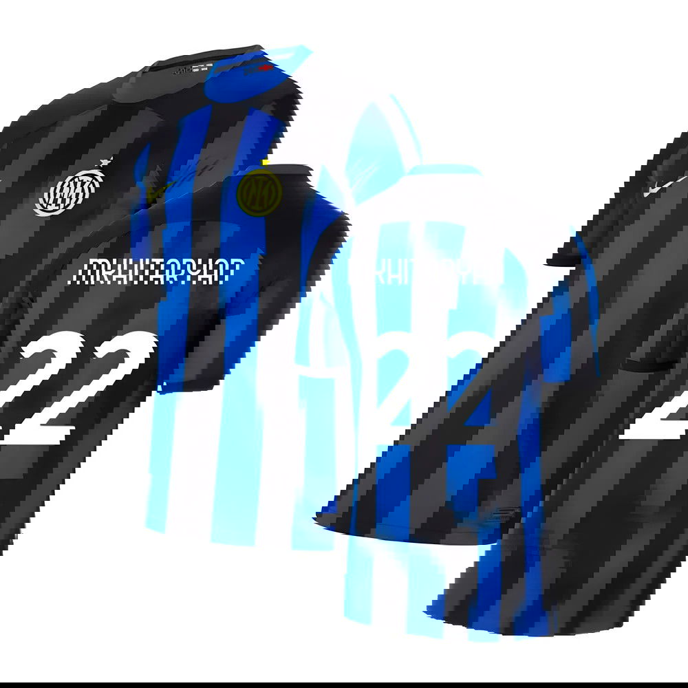 2023-2024 Inter Milan Home Shirt (Mkhitaryan 22) 2023-2024 Inter Milan Home Shirt (Mkhitaryan 22)