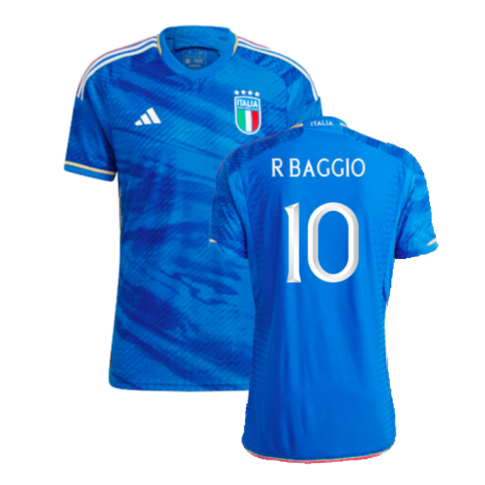 2023-2024 Italy Authentic Home Shirt (R BAGGIO 10) 2023-2024 Italy Authentic Home Shirt (R BAGGIO 10)
